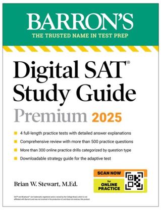 Εικόνα της SAT STUDY GUIDE PREMIUM, 2025 + ONLINE PRACTICE