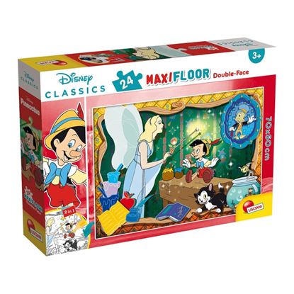 Εικόνα της LISCIANI MAXIFLOOR DOUBLE-FACE PUZZLE DISNEY CLASSICS 24τμχ