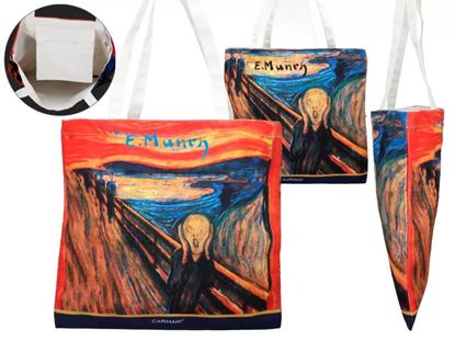 Εικόνα της ΤΣΑΝΤΑ ΠΑΝΙΝΗ MUNCH KRZYK 40Χ43