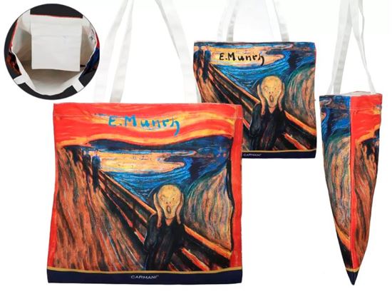 Εικόνα από ΤΣΑΝΤΑ ΠΑΝΙΝΗ MUNCH KRZYK 40Χ43
