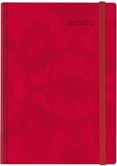 Εικόνα από ΗΜΕΡΟΛΟΓΙΟ 2025 ΗΜΕΡΗΣΙΟ 14.5X20.5 THEOFYLAKTOS AVENUE CHIA ELASTIC ΚΟΚΚΙΝΟ