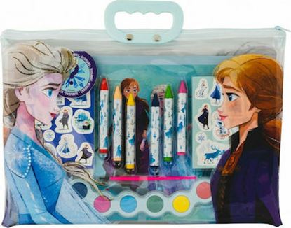 Εικόνα της ΣΕΤ ΖΩΓΡΑΦΙΚΗΣ ΔΙΑΦΑΝΗ ΤΣΑΝΤΑ FROZEN