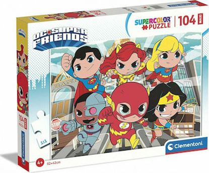 Εικόνα της CLEMENTONI SUPERCOLOR MAXI PUZZLE DC SUPER FRIENDS 104TMX