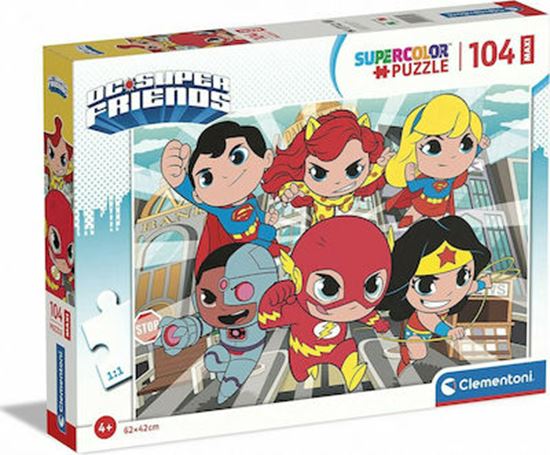 Εικόνα από CLEMENTONI SUPERCOLOR MAXI PUZZLE DC SUPER FRIENDS 104TMX