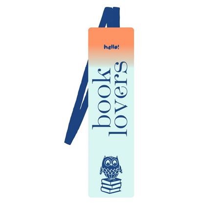 Εικόνα της ΣΕΛΙΔΟΔΕΙΚΤΗΣ Bookmark with elastic band book lovers 83502