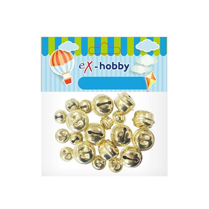 Εικόνα της ΚΟΥΔΟΥΝΑΚΙΑ eX-HOBBY ΧΡΥΣΑ 9Χ12mm & 9x18mm (18τεμ)