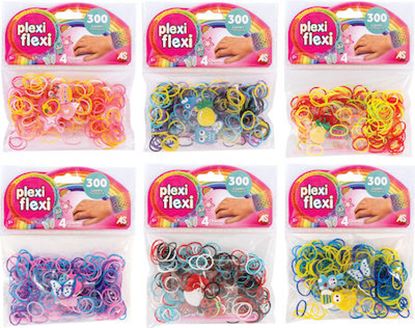 Εικόνα της PLEXI FLEXI ΣΑΚΟΥΛΑΚΙ ΜΕ 300 ΛΑΣΤΙΧΑΚΙΑ & 4 ΑΞΕΣΟΥΑΡ (6 ΧΡΩΜΑΤΑ - ΤΥΧΑΙΑ ΕΠΙΛΟΓΗ)
