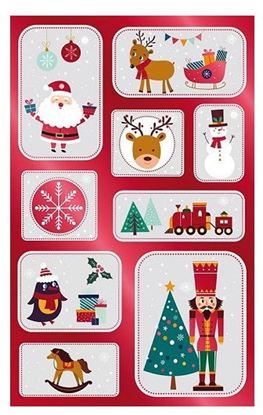 Εικόνα της ΑΥΤΟΚΟΛΛΗΤΑ BSB ΑΠΛΑ CHRISTMAS (1 φύλλα)