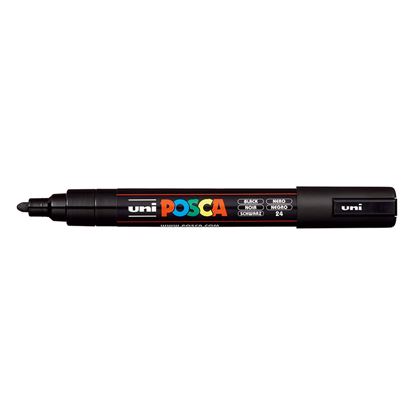 Εικόνα της ΜΑΡΚΑΔΟΡΟΙ UNI POSCA PC-5M MEDIUM BLACK