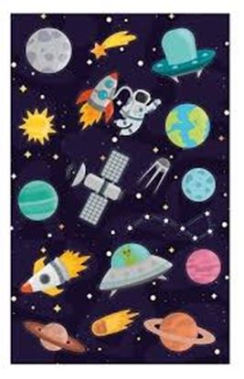 Εικόνα της ΑΥΤΟΚΟΛΛΗΤΑ BSB ΑΠΛΑ  ASTRONAUT (3 ΦΥΛΛΑ)