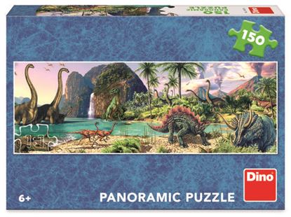 Εικόνα της DINO PANORAMIC PUZZLE ΔΕΙΝΟΣΑΥΡΟΙ 150TEM