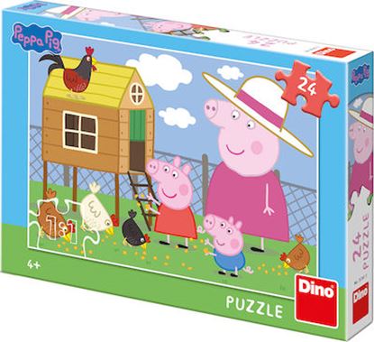 Εικόνα της DINO PUZZLE PEPPA PIG CHICKENS 24TEM