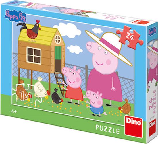 Εικόνα από DINO PUZZLE PEPPA PIG CHICKENS 24TEM
