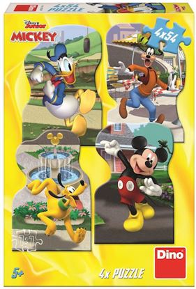 Εικόνα της ΠΑΖΛ  MICKEY ΣΤΗΝ ΠΟΛΗ 4 x 54 ΤΕΜ. DINO