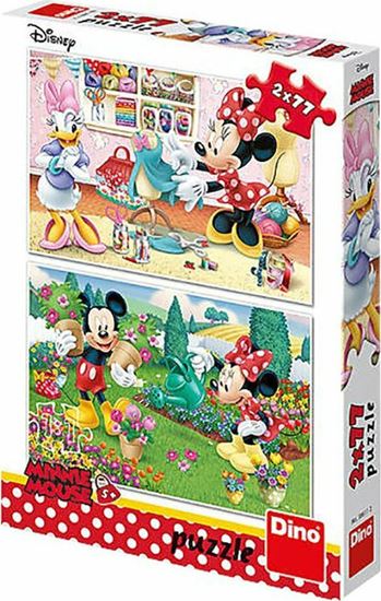 Εικόνα από ΠΑΖΛ  MINNIE ΚΗΠΟΣ 2 x 77 ΤΕΜ. Dino