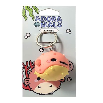 Εικόνα της ΜΠΡΕΛΟΚ PUFF TH PUFFER FISH ADORAMALS 3D PVC KEYRING
