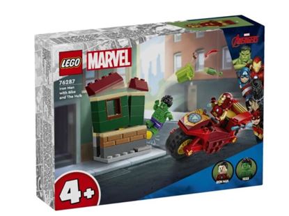 Εικόνα της LEGO® SUPER HEROES: IRON MAN WITH BIKE AND THE HULK