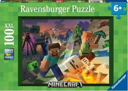 Εικόνα της ΠΑΖΛ RAVENSBURGER 100XXL ΤΕΜ. MONSTER MINECRAFT 13333