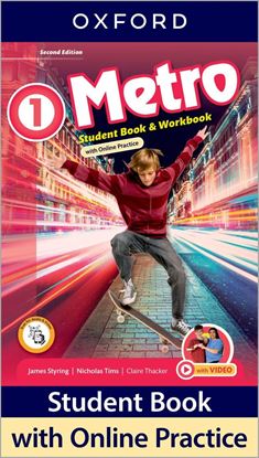 Εικόνα της METRO 1 2ND STUDENT'S BOOK & WORKBOOK (+ONLINE PRACTICE)