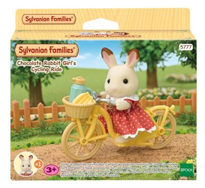 Εικόνα της SYLVANIAN FAMILIES CHOCOLATE RABBIT GIRL'S CYCLING RIDE