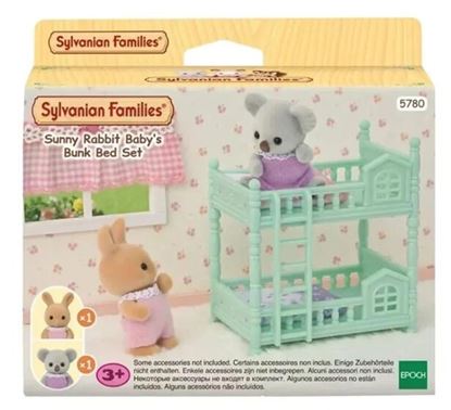 Εικόνα της SYLVANIAN FAMILIES SUNNY RABBIT BABY'S BUNK BED SET