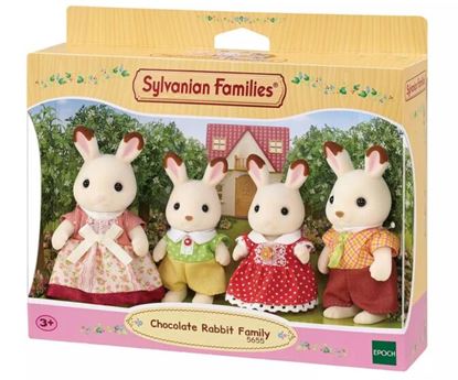 Εικόνα της SYLVANIAN FAMILIES CHOCOLATE RABBIT FAMILY TRIO