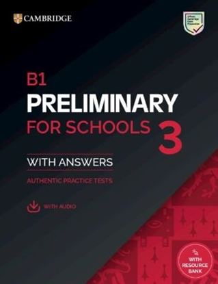Εικόνα της CAMBRIDGE ENGLISH PRELIMINARY FOR SCHOOLS 3 TRAINER (+ DIGITAL PACK) W/A