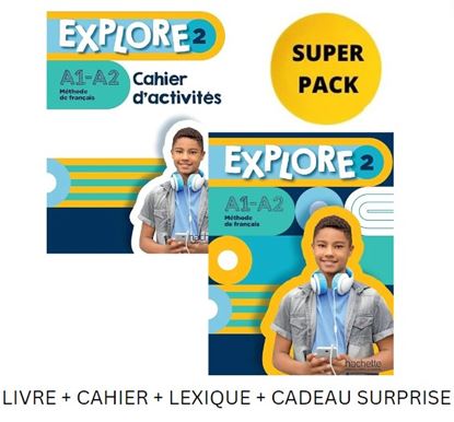 Εικόνα της EXPLORE 2 SUPER PACK (LIVRE + CAHIER + LEXIQUE + CADEAU SURPRISE)