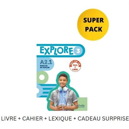 Εικόνα της EXPLORE MINI 3 SUPER PACK (LIVRE + CAHIER + LEXIQUE + CADEAU SURPRISE)