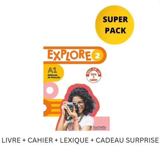 Εικόνα από EXPLORE MINI 2 SUPER PACK (LIVRE + CAHIER + LEXIQUE + CADEAU SURPRISE)