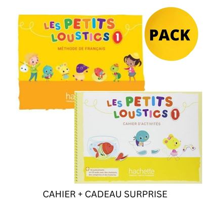 Εικόνα της LES PETITS LOUSTICS 1 PACK (CAHIER + CADEAU SURPRISE)