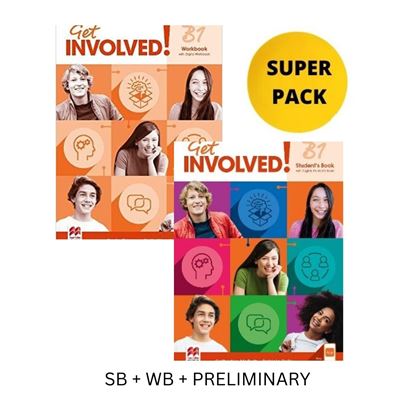 Εικόνα της GET INVOLVED B1 SUPER PACK (SB + WB + PRELIMINARY) BRIT. ED