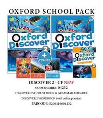 Εικόνα της OXFORD DISCOVER 2 PACK CF NEW (SB + WB WITH ONLINE PRACTICE + GRAMMAR + 3 READERS: EARTH/ SCHOOLS/ PLASTIC) - 04232