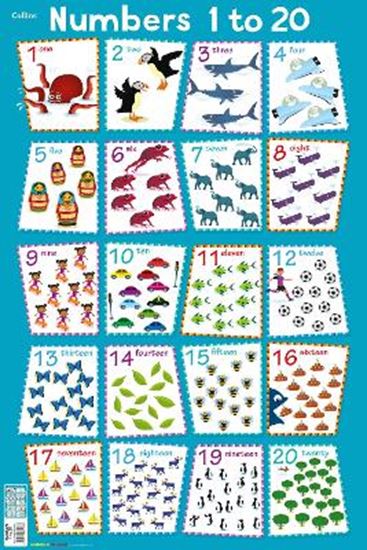 Εικόνα από COLLINS CHILDREN’S POSTER - NUMBERS 1-20