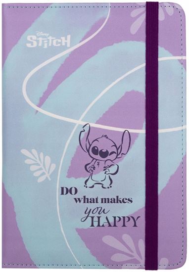 Εικόνα από ΣΗΜΕΙΩΜΑΤΑΡΙΟ ΜΕ ΛΑΣΤΙΧΟ Α5 DISNEY STITCH 80Φ