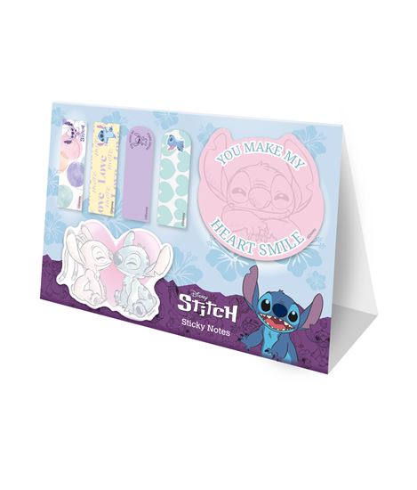 Εικόνα από ΑΥΤΟΚΟΛΛΗΤΑ XAΡTAKIA ΣΗΜΕΙΩΣΕΩΝ STICKY NOTES DISNEY STITCH 75392