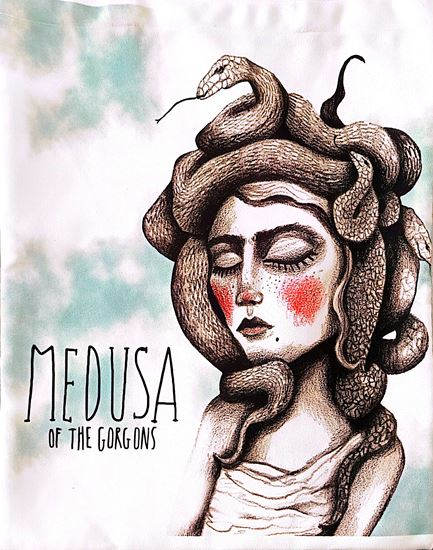 Εικόνα από ΤΣΑΝΤΑ ΥΦΑΣΜΑΤΙΝΗ ΣΟΥΕΤ MEDUSA OF THE GORGONS