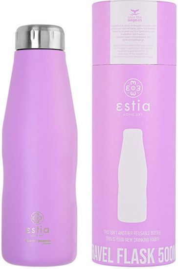 Εικόνα από ΘΕΡΜΟΣ TRAVEL FLASK SAVE THE AEGEAN 500ml LAVENDER PURPLE