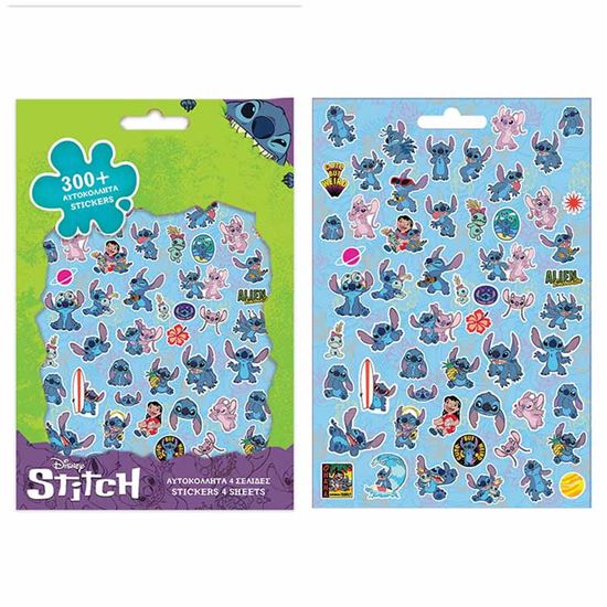 Εικόνα από ΑΥΤΟΚΟΛΛΗΤΑ ΣΕ ΜΠΛΟΚ 0564546 LILO & STITCH 300τεμ