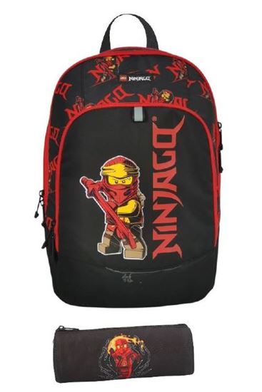 Εικόνα από LEGO® BASE NINJAGO RED ΤΣΑΝΤΑ ΔΗΜΟΤΙΚΟΥ ΠΛΑΤΗΣ + ΚΑΣΕΤΙΝΑ ΔΩΡΟ - 20236-2302