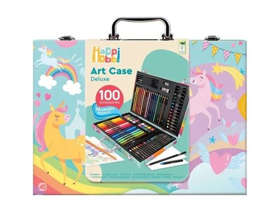Εικόνα από HAPPIHOBBI ΚΑΣΕΤΙΝΑ ΖΩΓΡΑΦΙΚΗΣ DELUXE 100 ΑΞΕΣΟΥΑΡ ΜΟΝΟΚΕΡΟΣ
