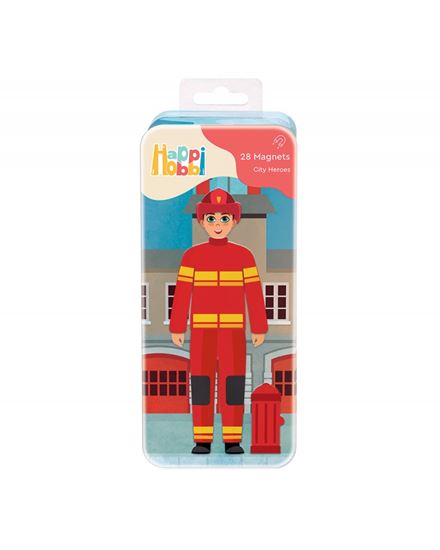 Εικόνα από HAPPIHOBBI MAGNET TINS : CITY HEROES