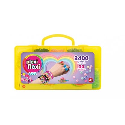 Εικόνα της PLEXI FLEXI LOVE ΘΗΚΗ ΜΕ 2400 ΛΑΣΤΙΧΑΚΙΑ & 30 ΑΞΕΣΟΥΑΡ (2 ΧΡΩΜΑΤΑ - ΤΥΧΑΙΑ ΕΠΙΛΟΓΗ)