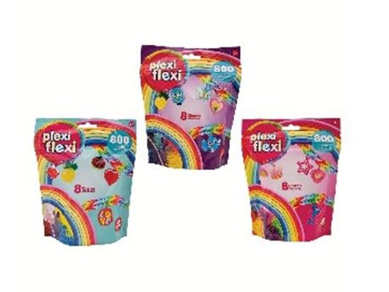 Εικόνα από PLEXI FLEXI ΣΑΚΟΥΛΑΚΙ ΜΕ 800 ΛΑΣΤΙΧΑΚΙΑ & 8 ΑΞΕΣΟΥΑΡ (3 ΣΧΕΔΙΑ - ΤΥΧΑΙΑ ΕΠΙΛΟΓΗ)