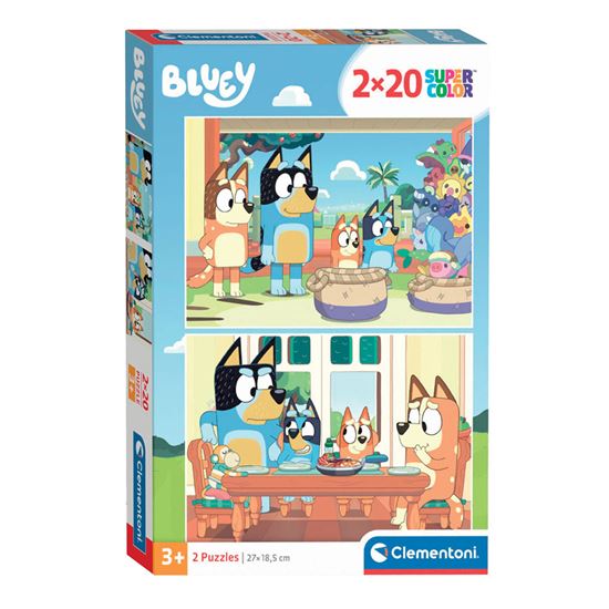 Εικόνα από CLEMENTONI SUPERCOLOR PUZZLE 2Χ20 BLUEY