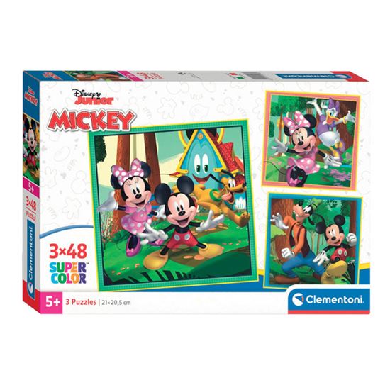 Εικόνα από CLEMENTONI SUPERCOLOR PUZZLE 3X48 MICKEY AND FRIENDS