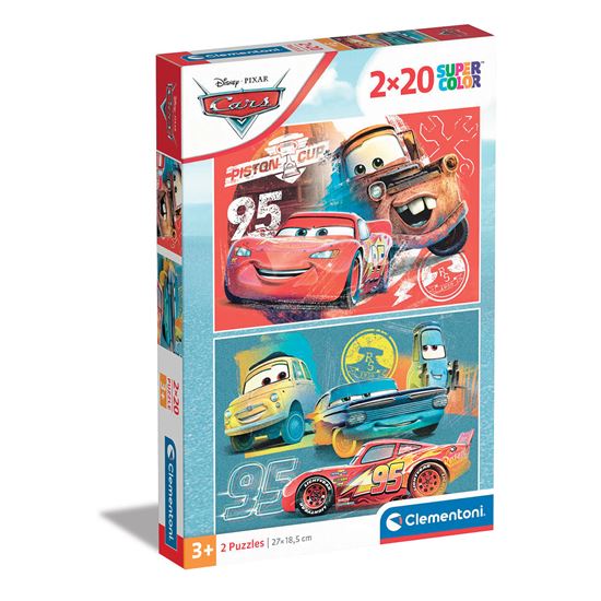 Εικόνα από CLEMENTONI SUPERCOLOR PUZZLE 2Χ20 CARS