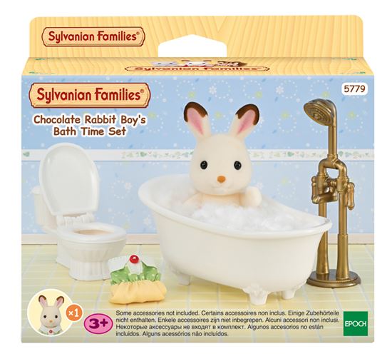 Εικόνα από SYLVANIAN FAMILIES CHOCOLATE RABBIT BOY'S BATH TIME SET