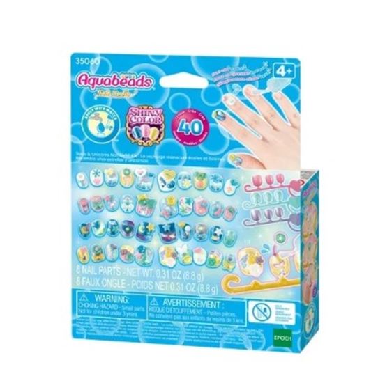 Εικόνα από AQUABEADS NAIL ART STARS & UNICORNS NAIL REFILL KIT