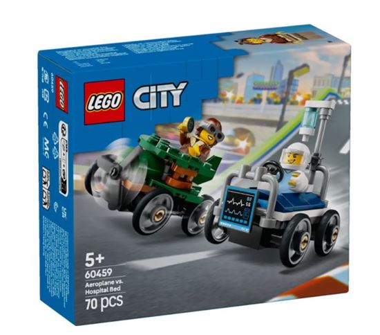 Εικόνα από LEGO® CITY: AIRPLANE VS. HOSPITAL BED RACE CAR PACK